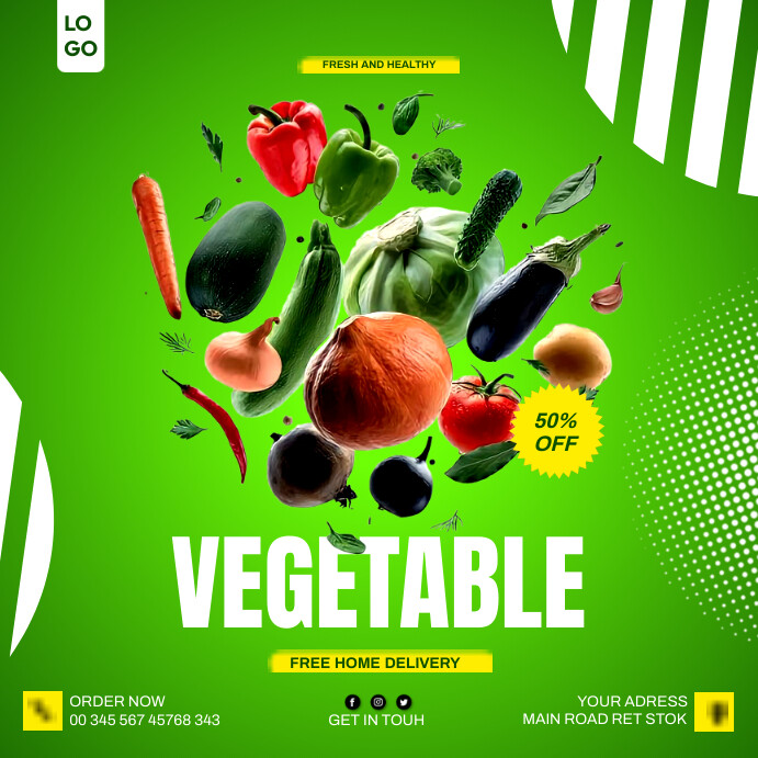 vegetable poster design