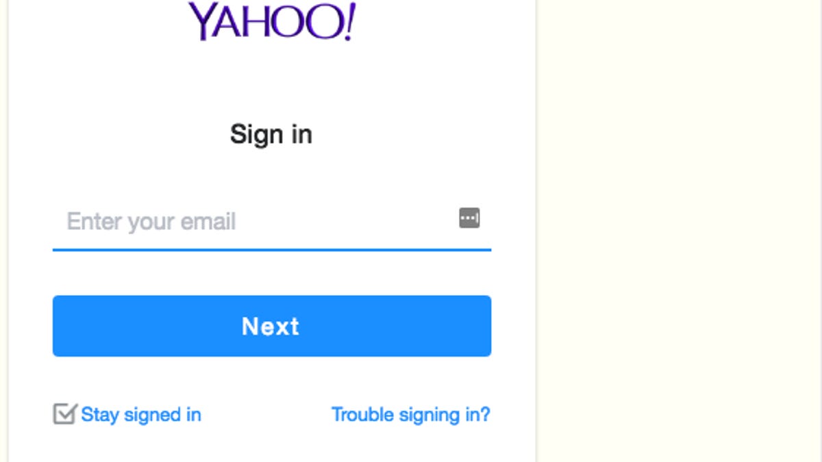 verizon yahoo mail sign in