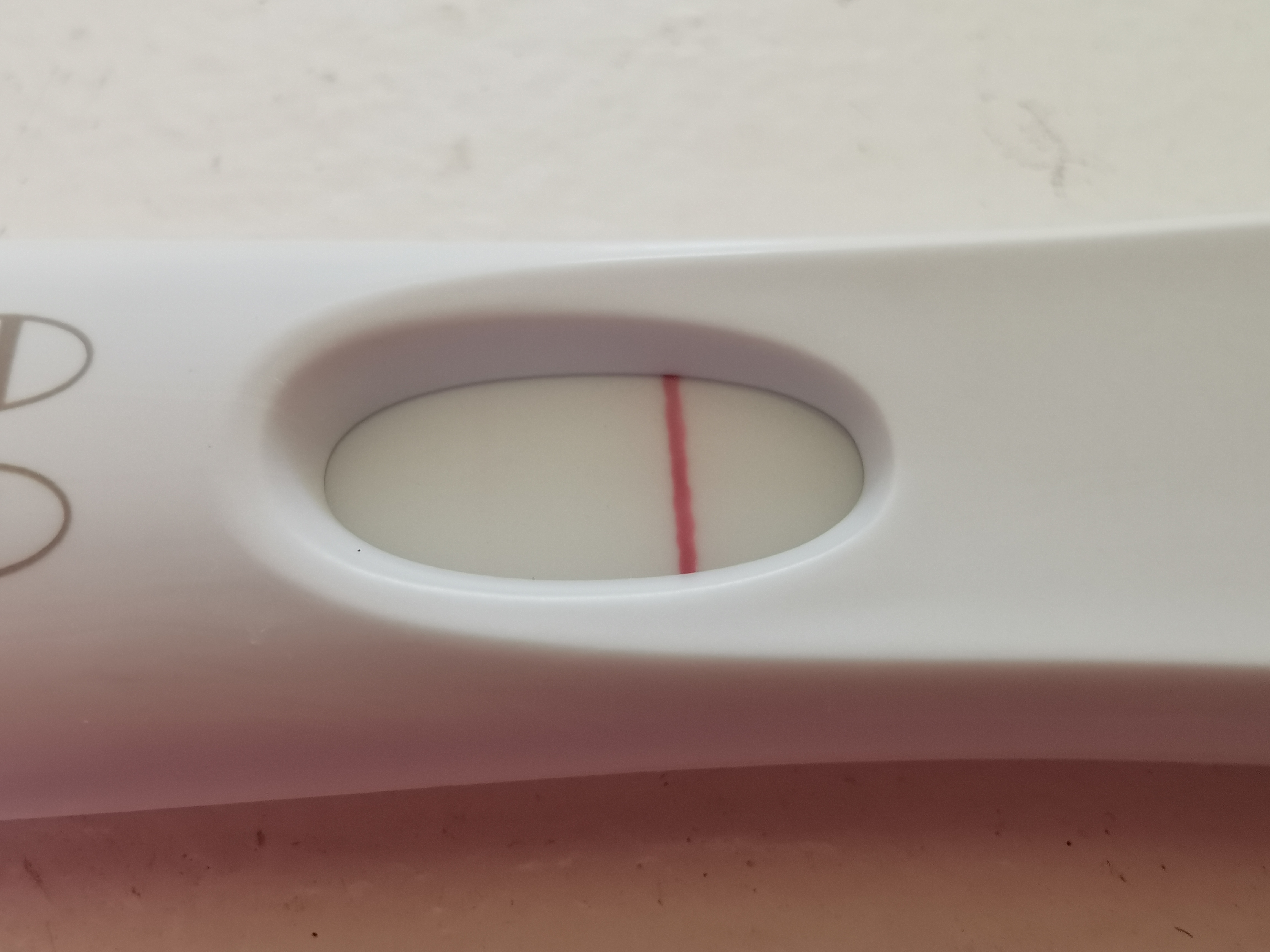 very slight line on pregnancy test