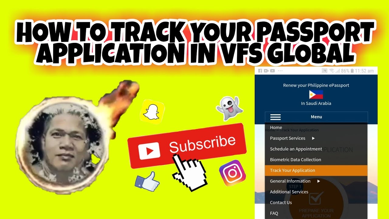 vfs global tracking philippines