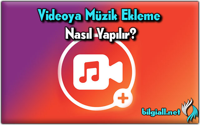 videonun arkasına müzik eklemek