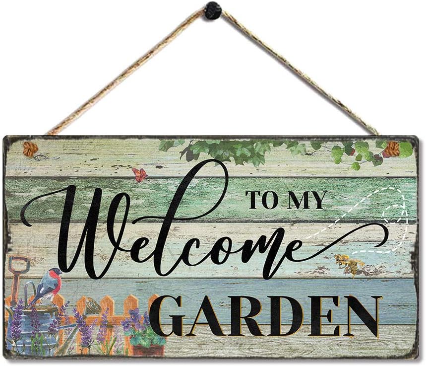 vintage garden signs