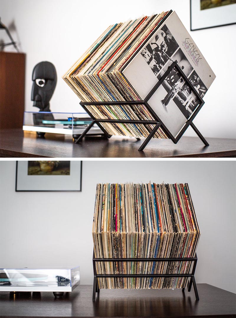 vinyl record storage ideas