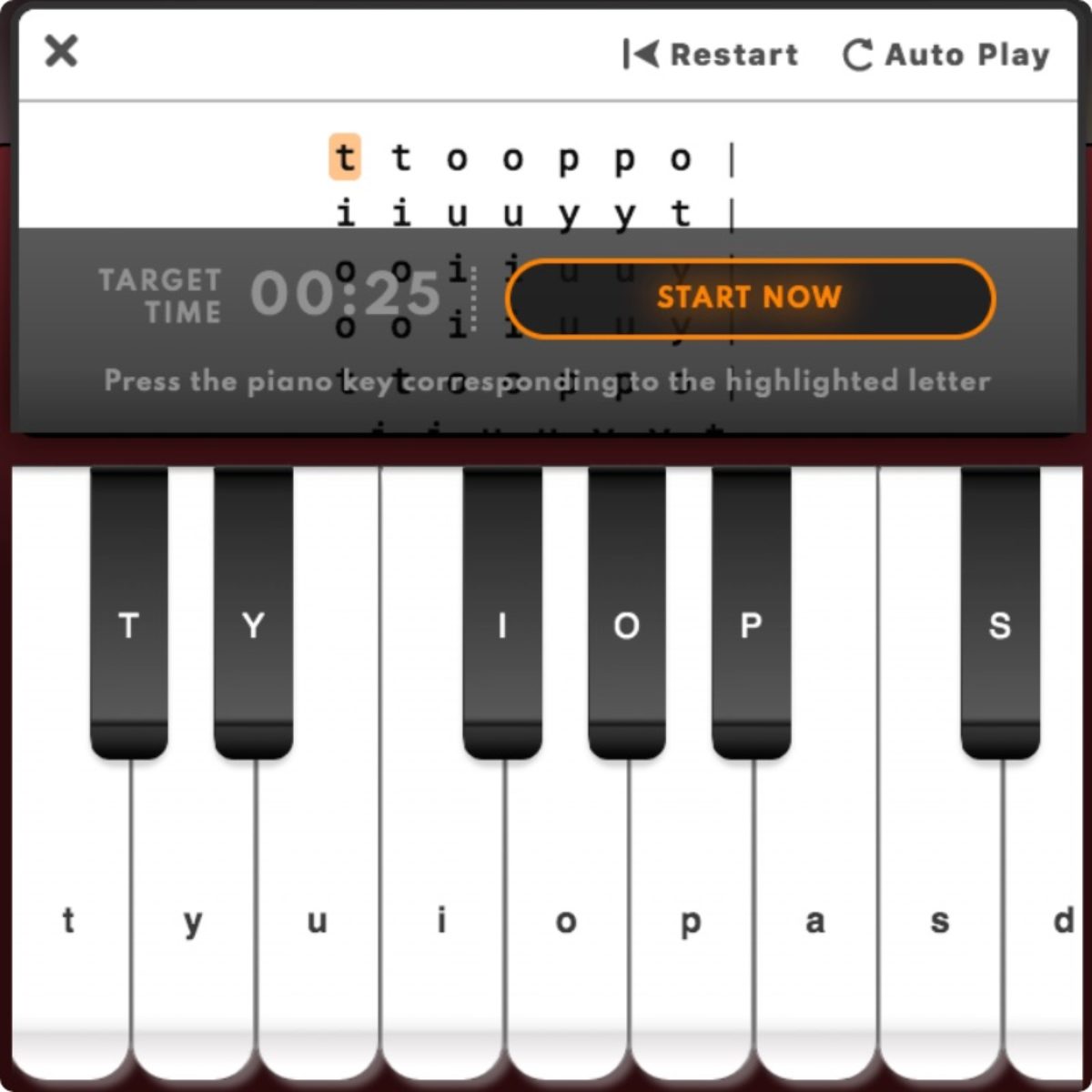 virtual piano music sheets