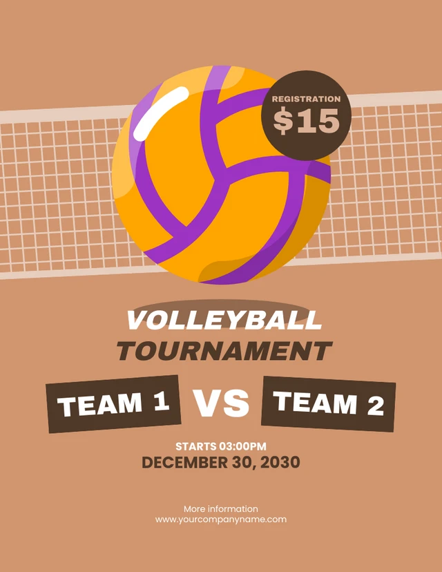 volleyball poster