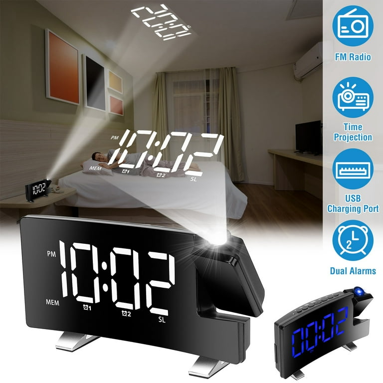 wall projection clock