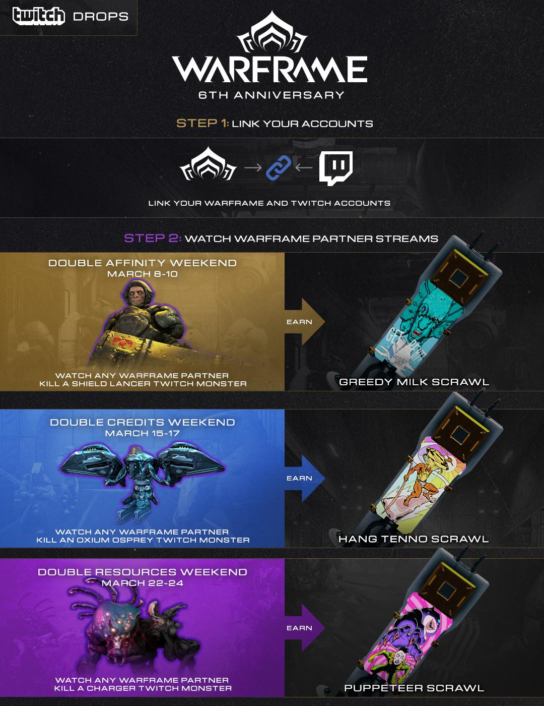 warframe twitch drops