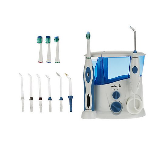 waterpik water flosser + sonic toothbrush complete care