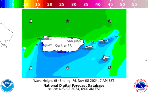 wave report puerto rico