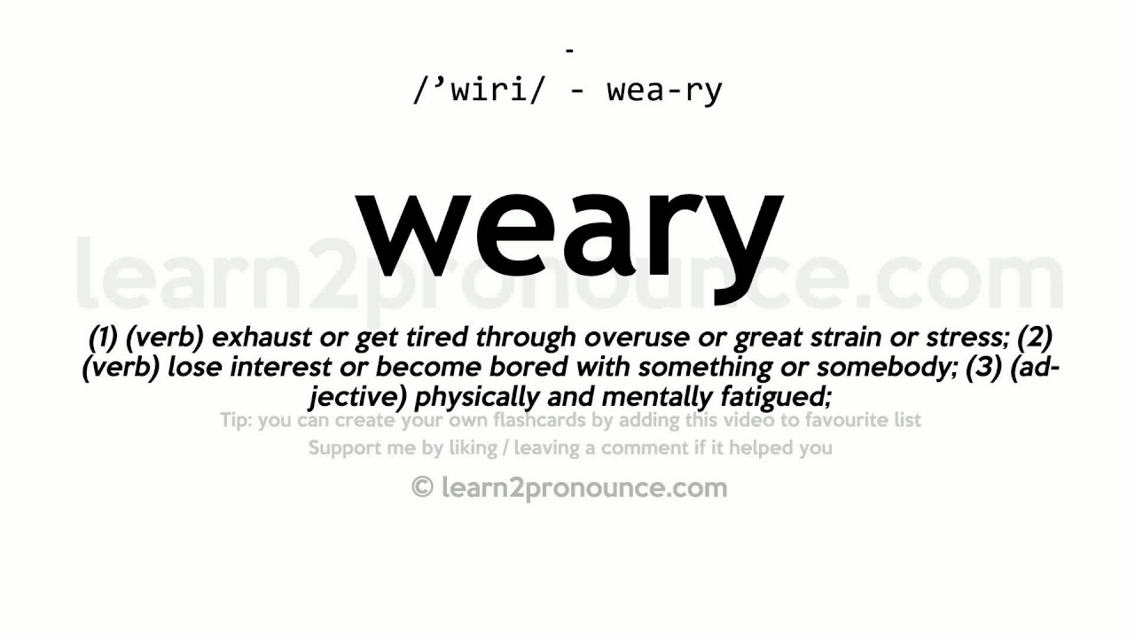 wearily meaning