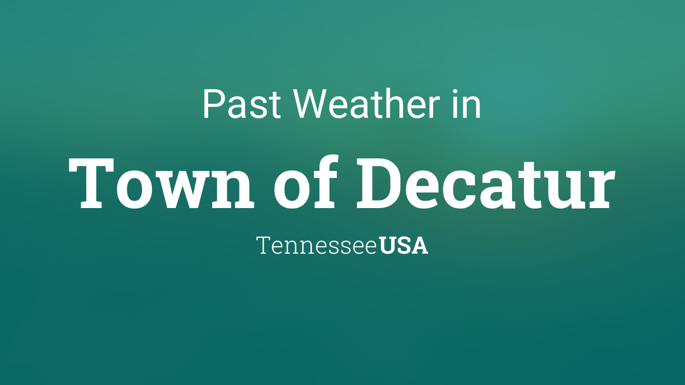 weather decatur tn 37322