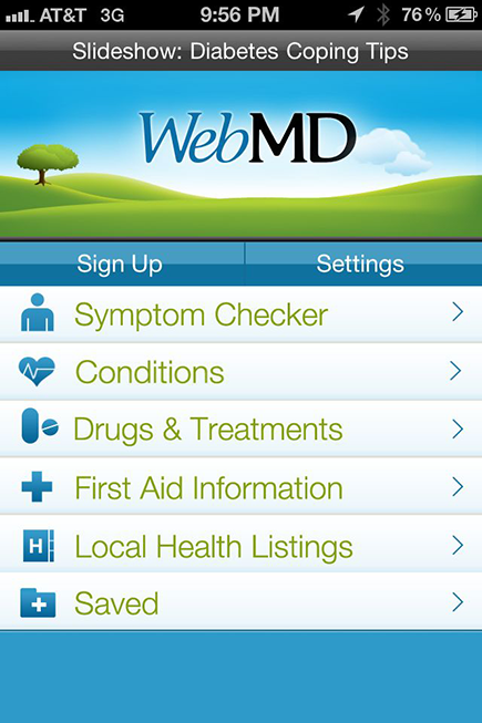 webmd symptom checker