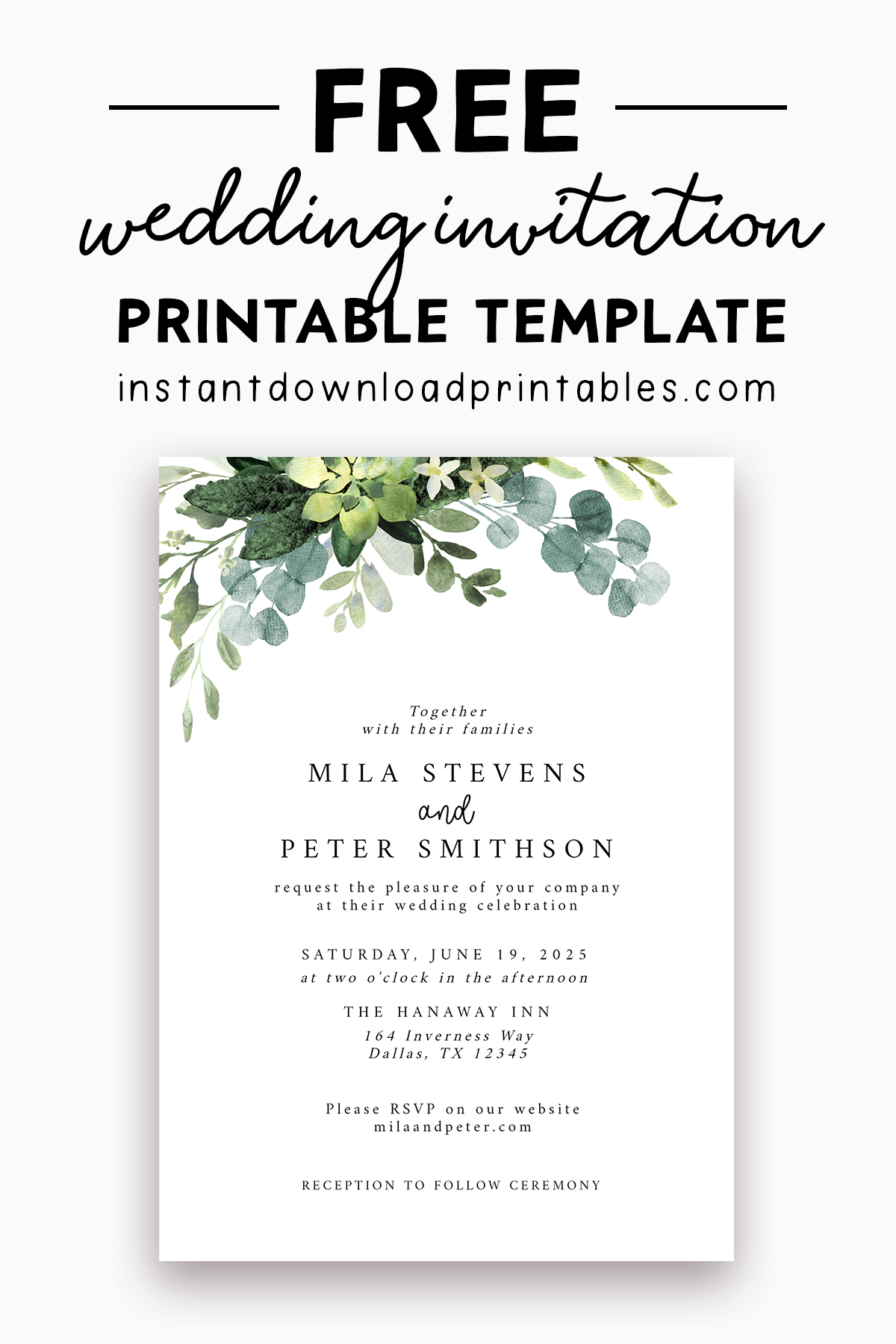 wedding invitations templates free