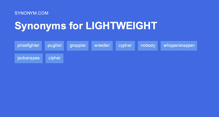 weight thesaurus