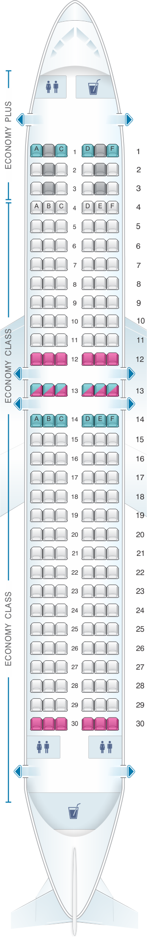 westjet boeing 737 max 8 seat map