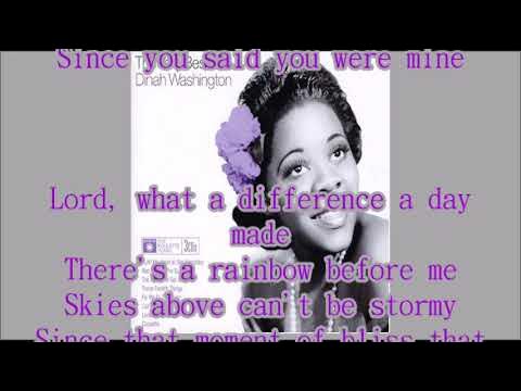 what a difference a day makes lyrics