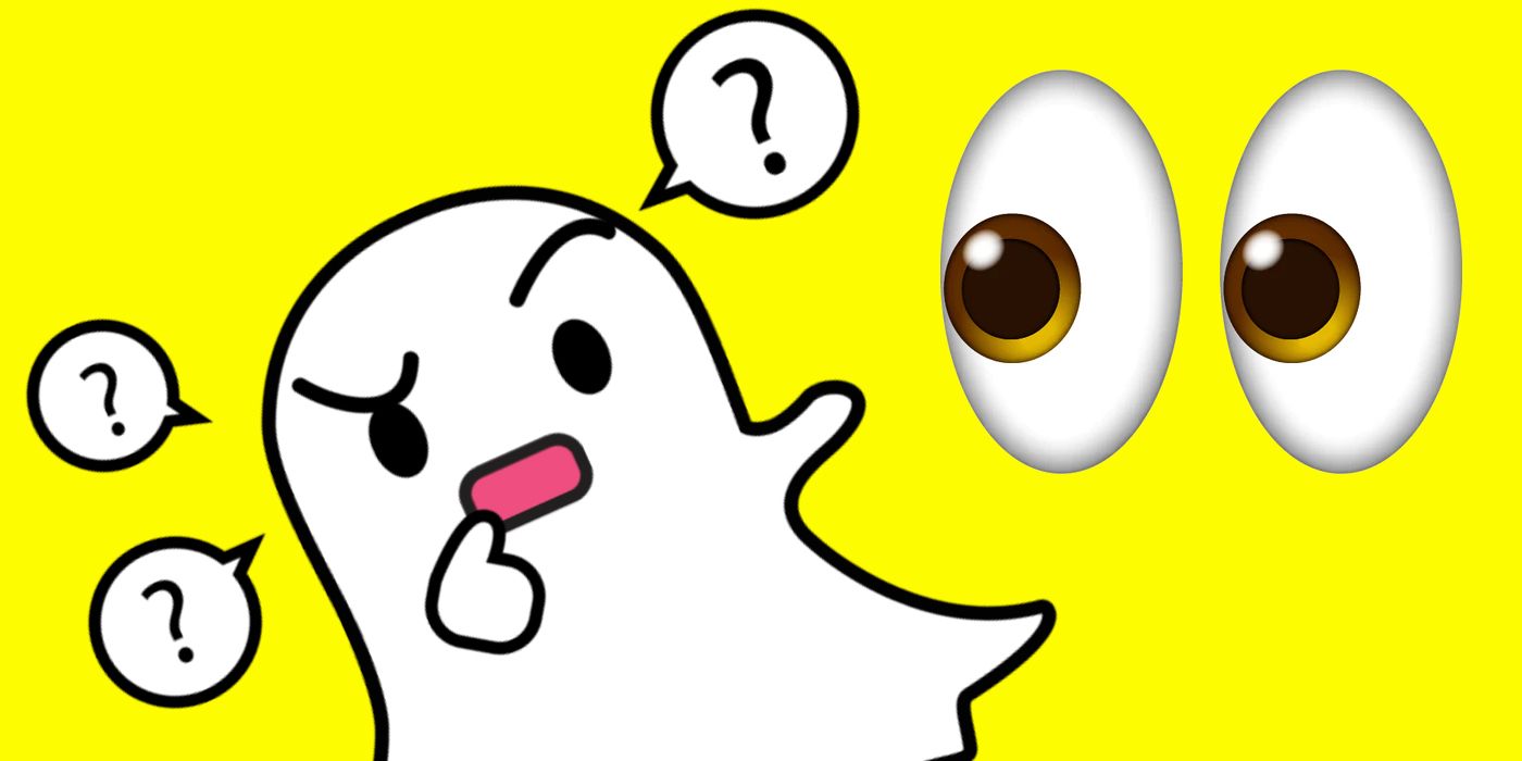 what are the two eyes on snapchat