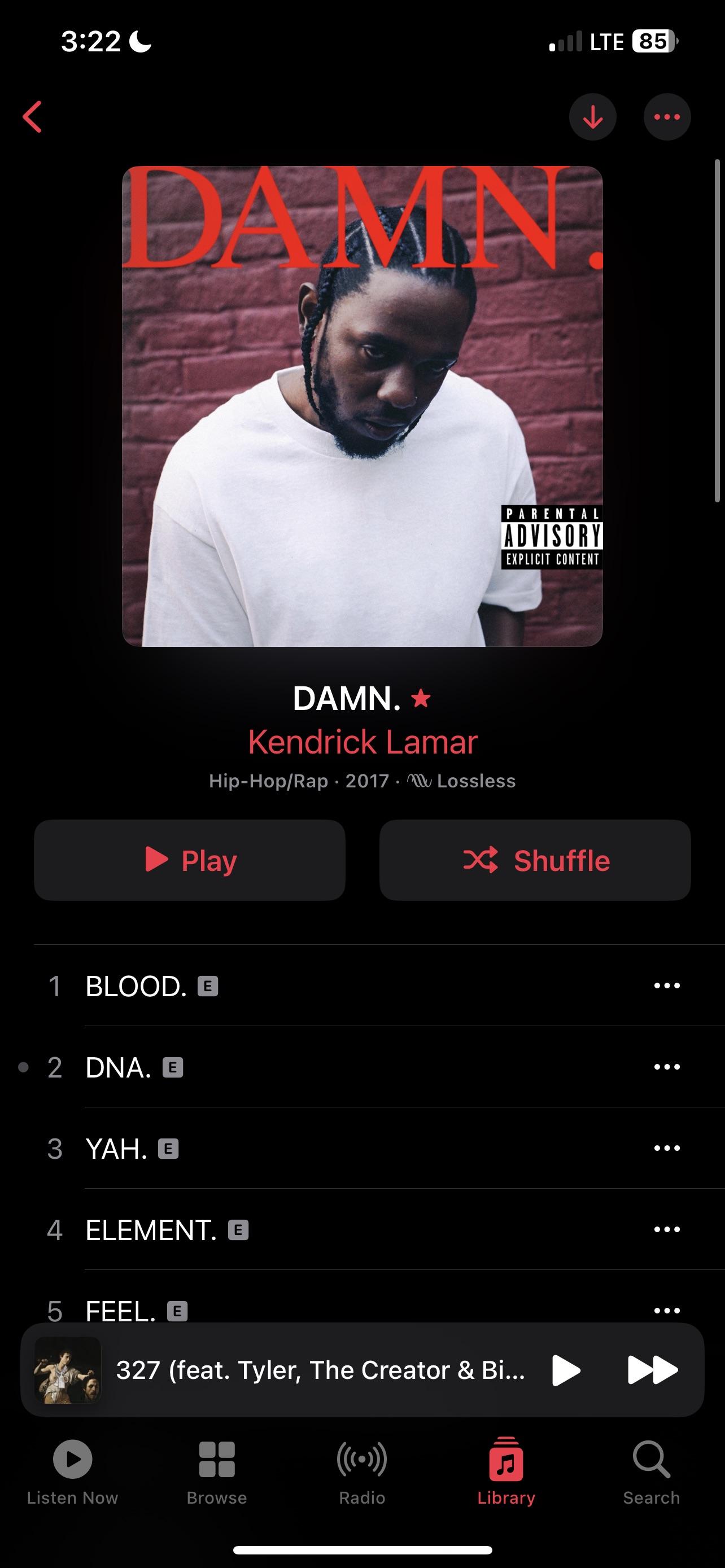 what does star mean in apple music