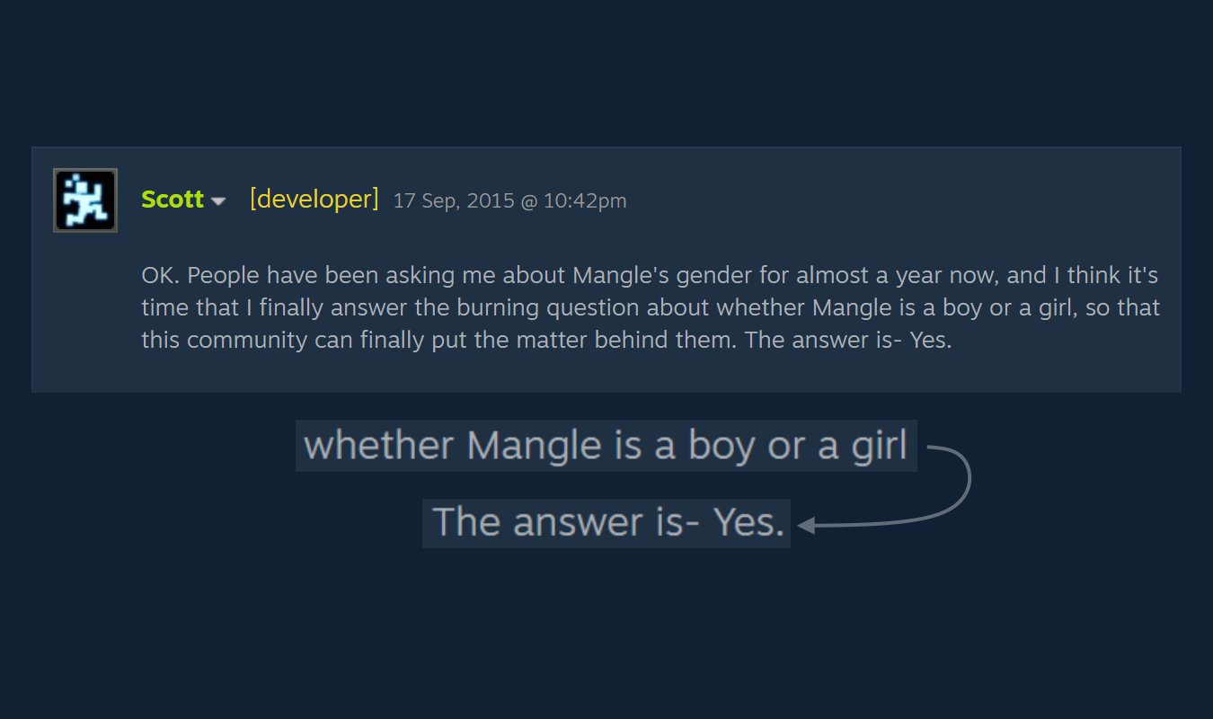 what is mangles gender