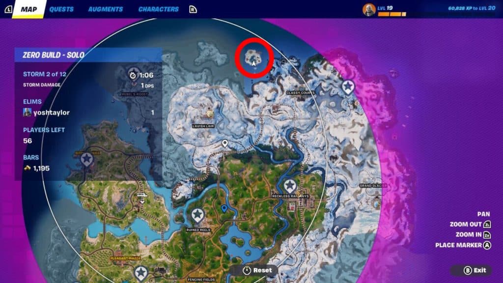 where is winterberg fortnite