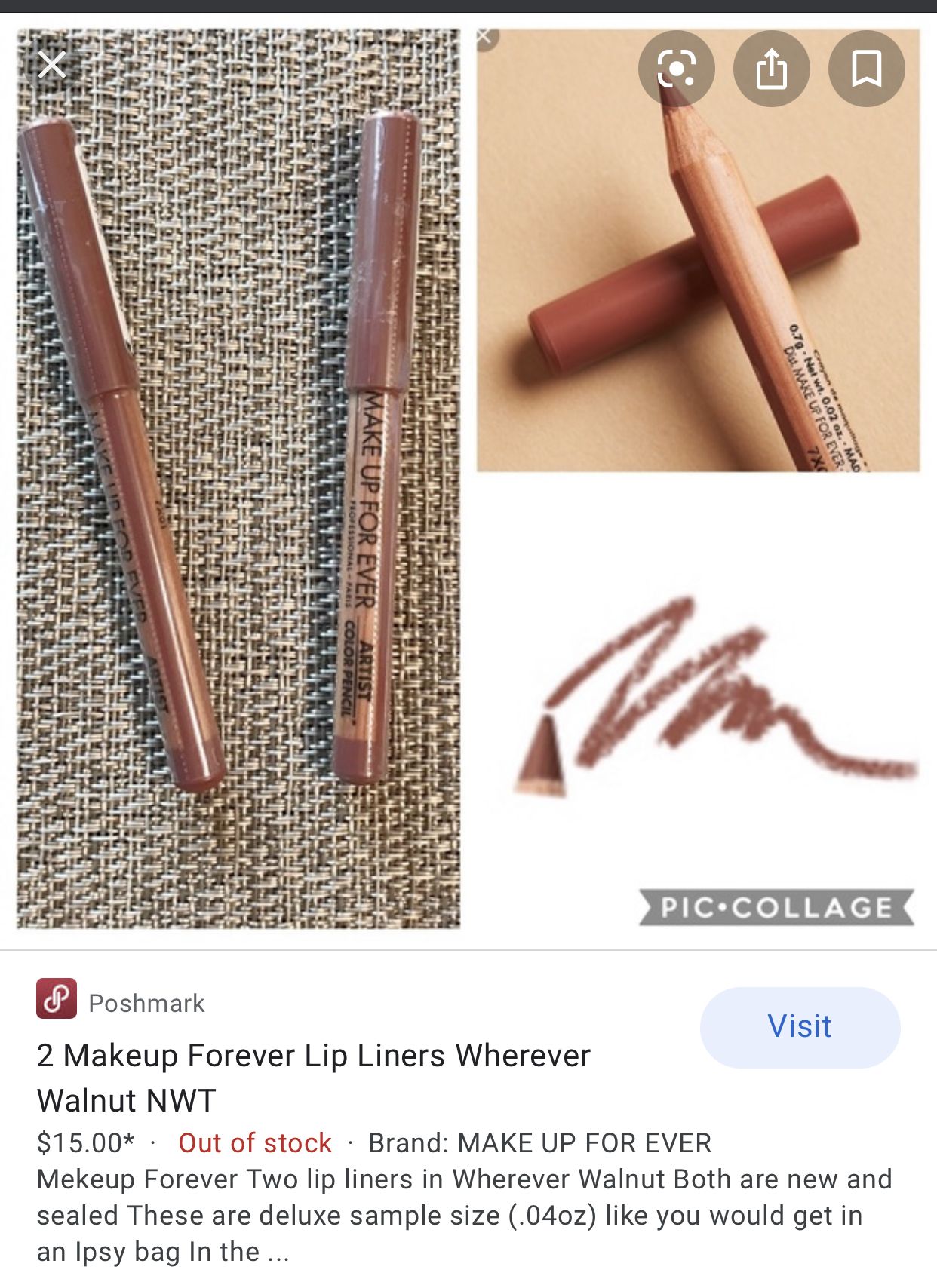 wherever walnut lip liner