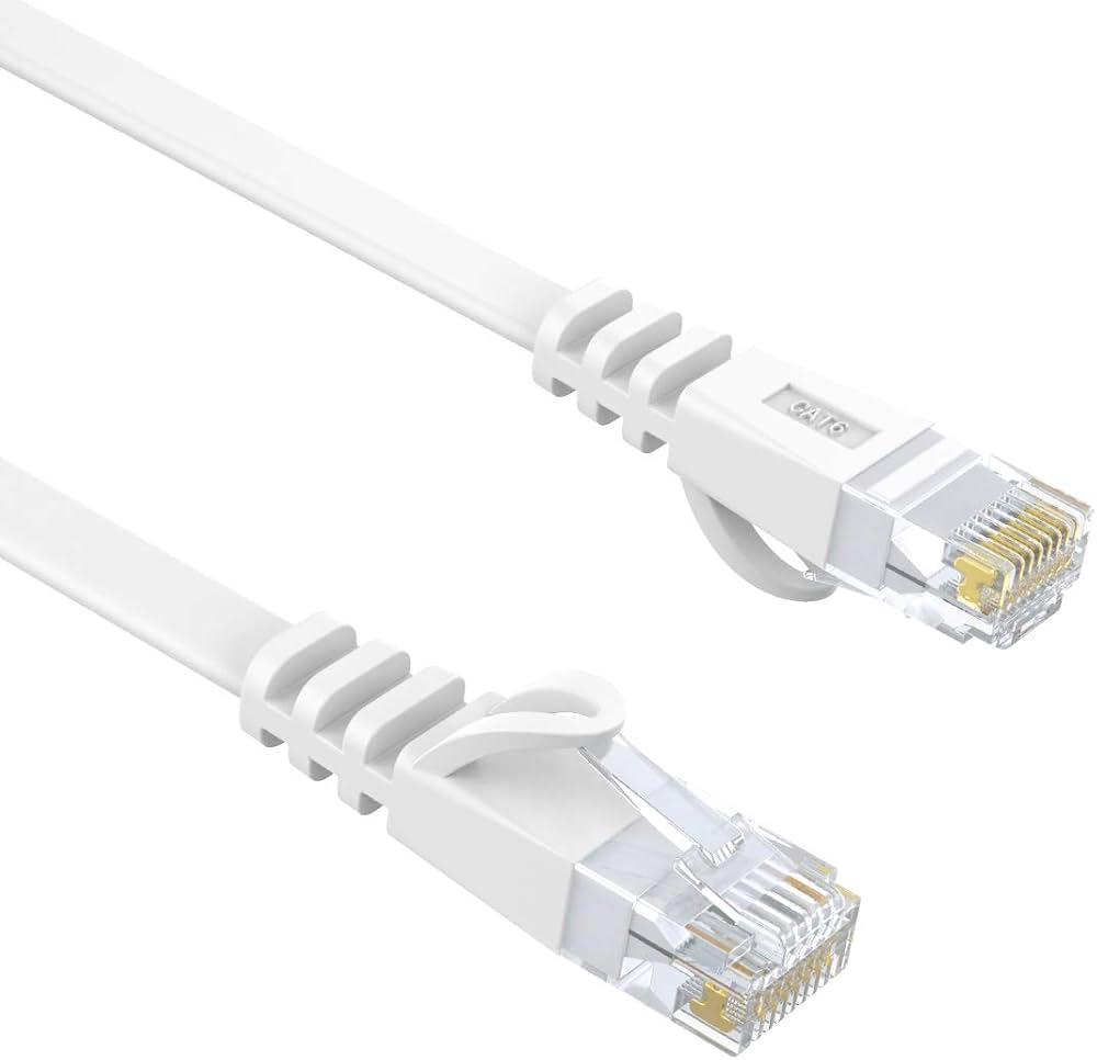 white ethernet cable