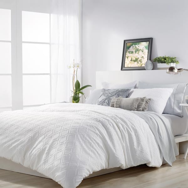 white full size comforter set