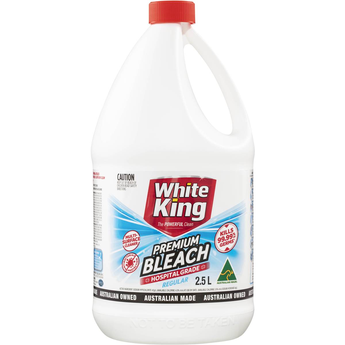 white king bleach sds