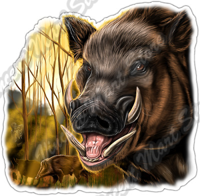 wild boar stickers