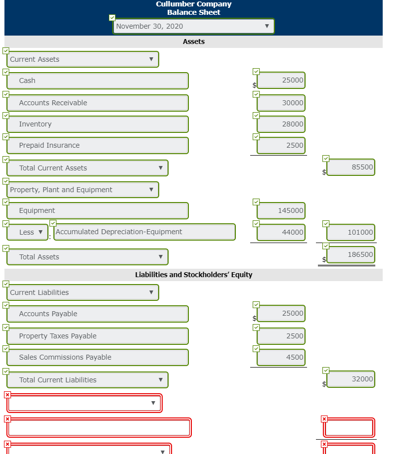 wileyplus balance sheet