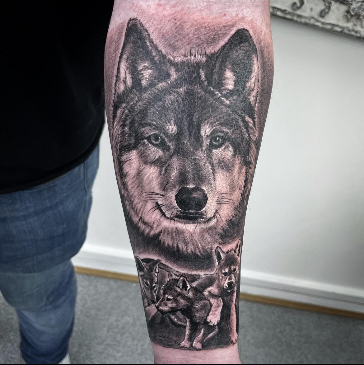 wolf cub tattoo