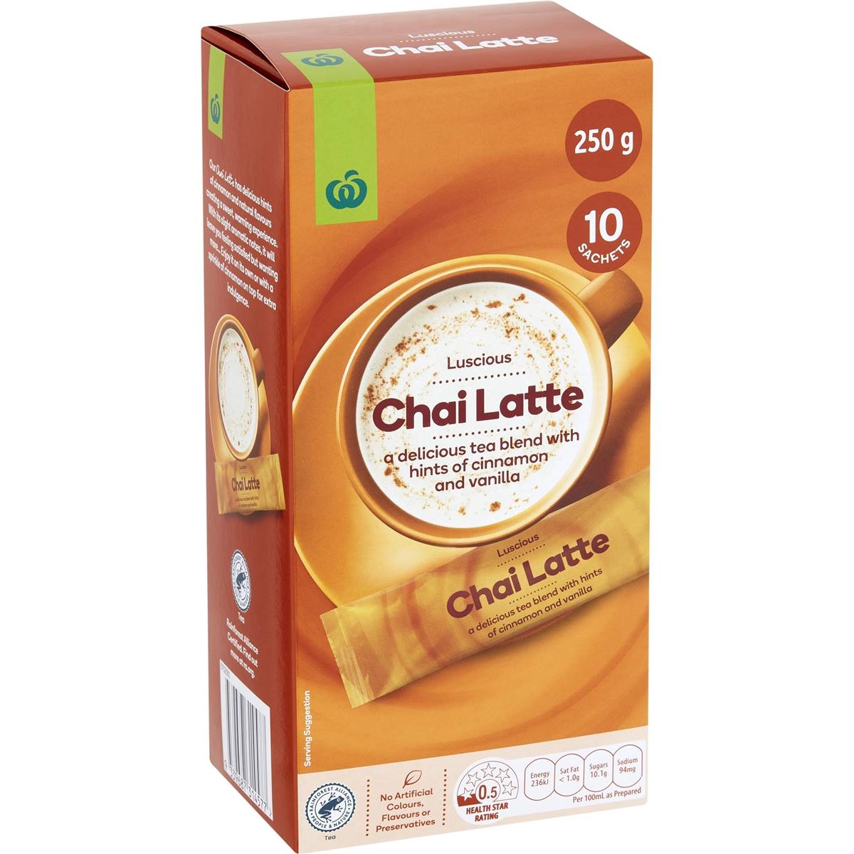 woolworths chai latte