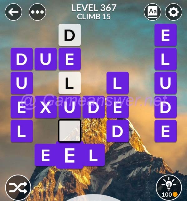 wordscapes puzzle 367