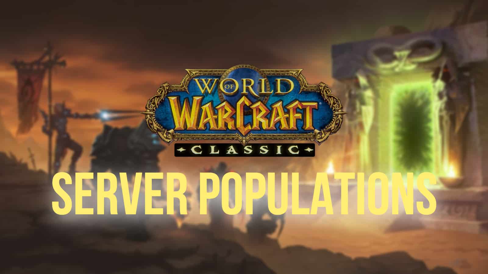 wow population classic