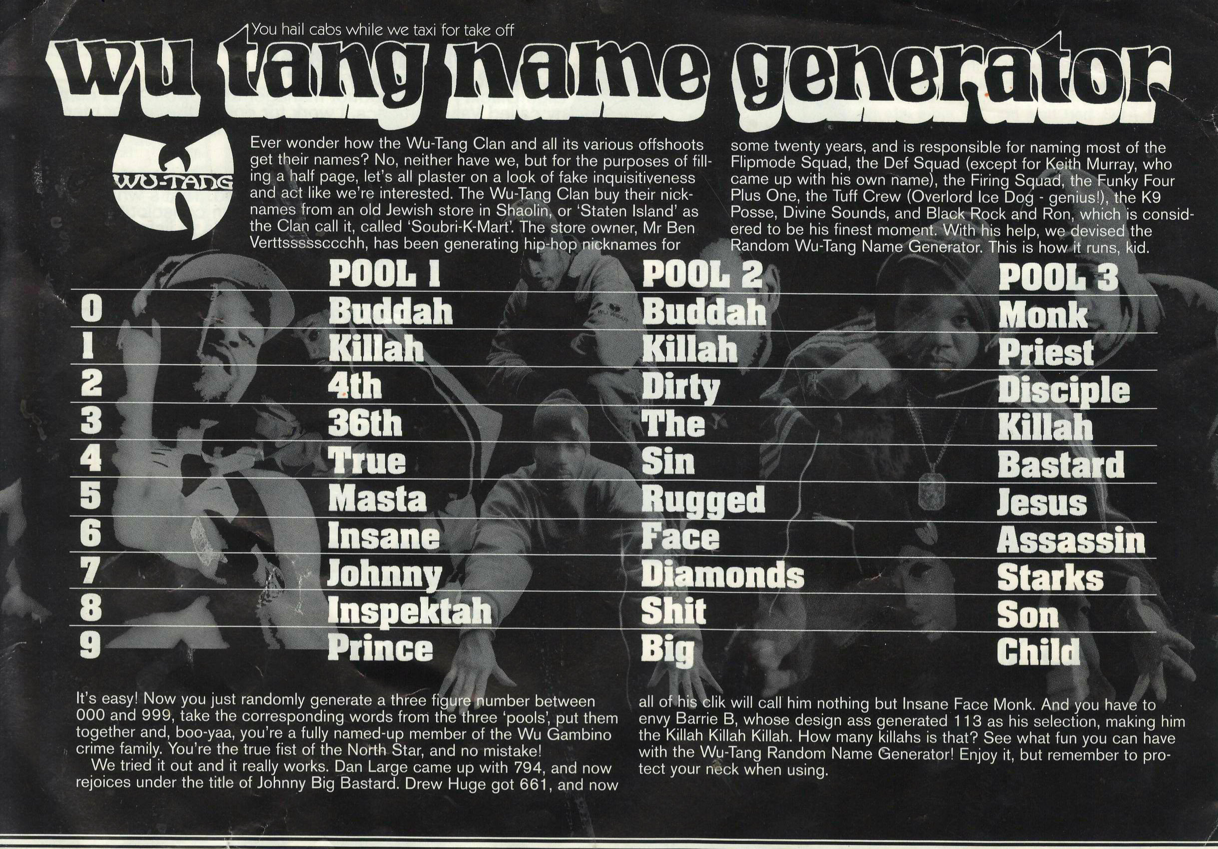 wu tang clan name generator