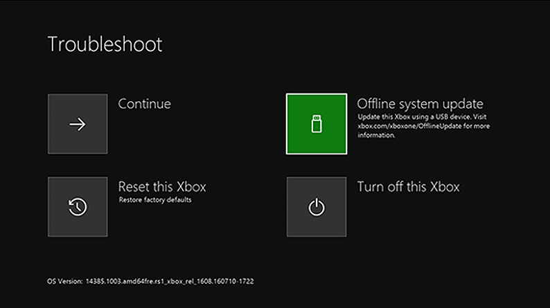 xbox one offline update