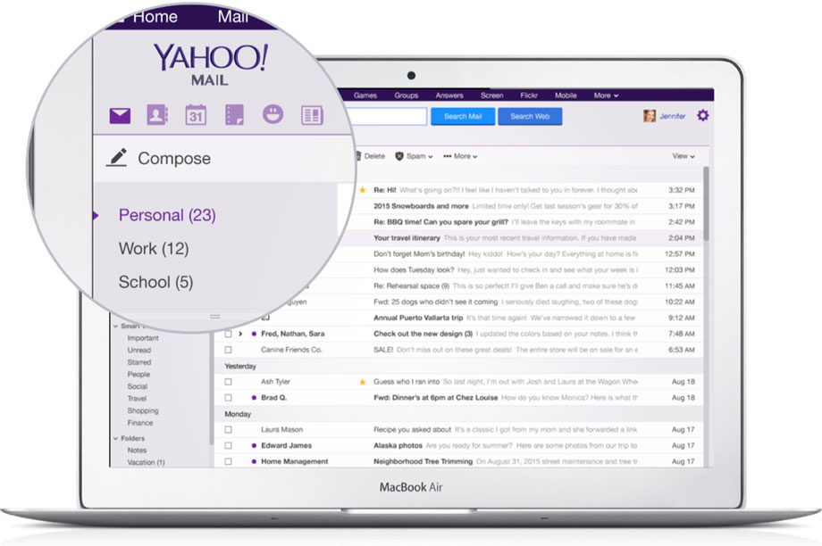 yahoo emails