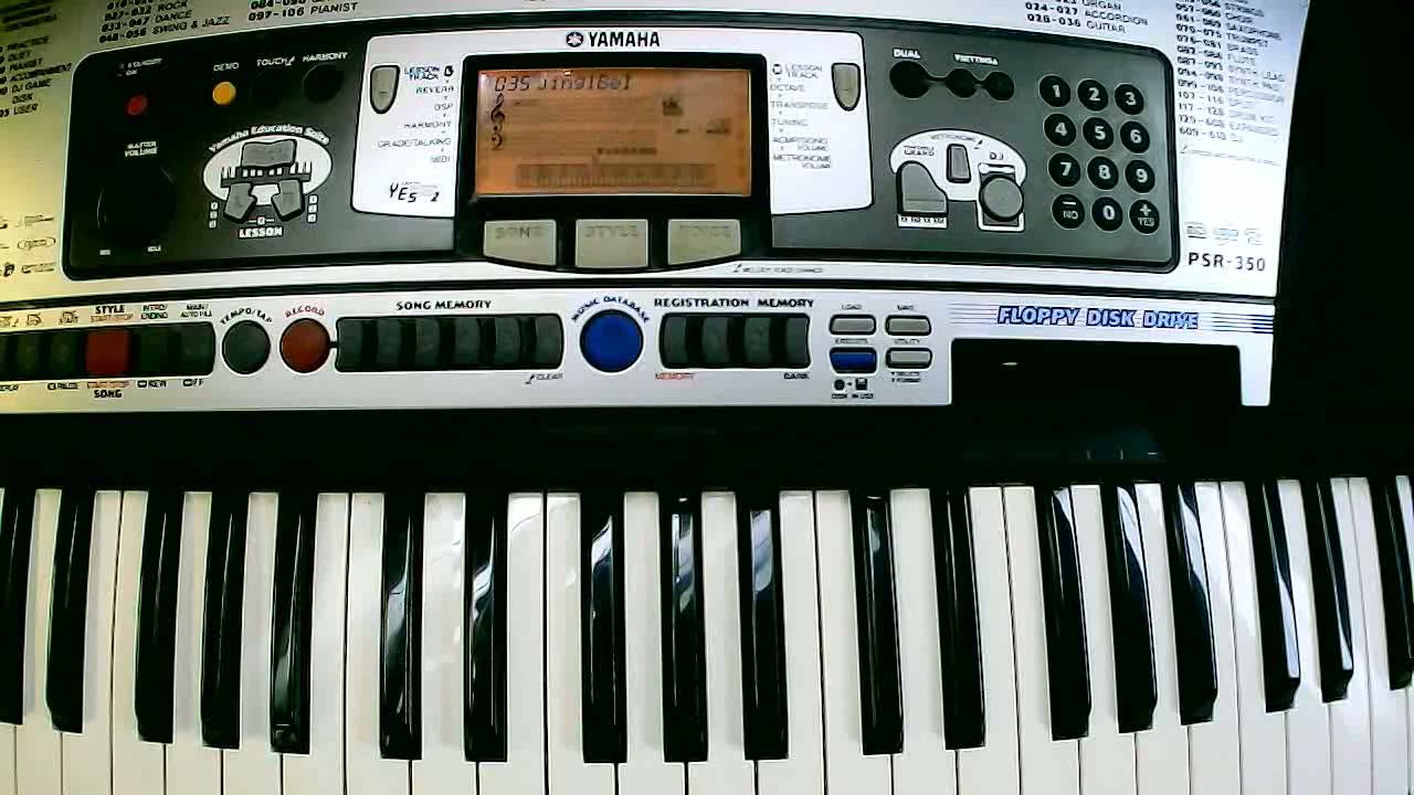 yamaha psr 350 midi driver