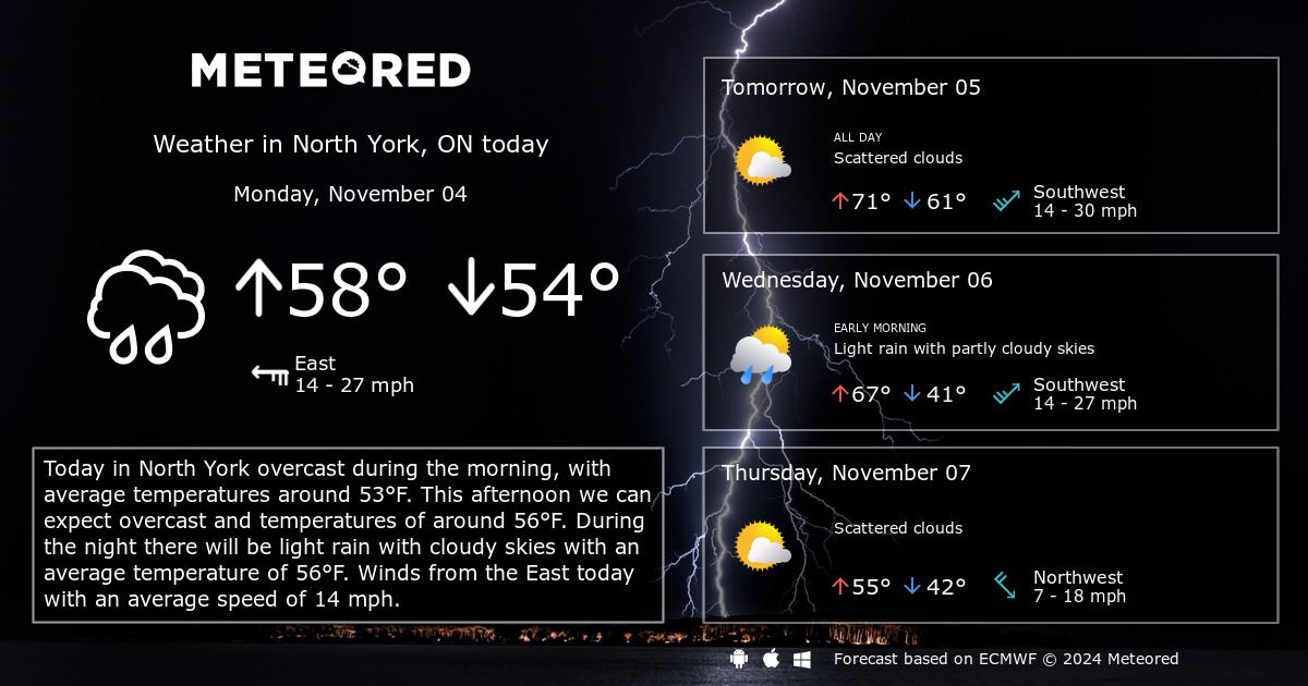 york weather forecast 14 day