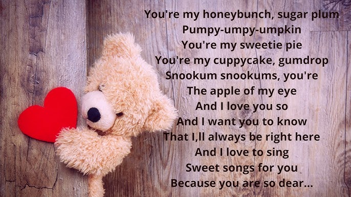 you re my honey bunch song lyrics