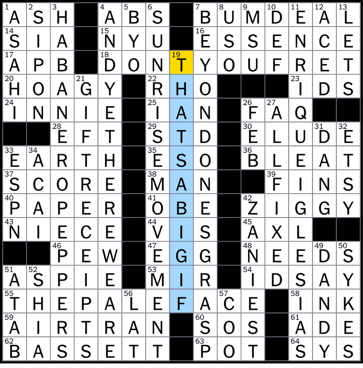 young newt crossword clue