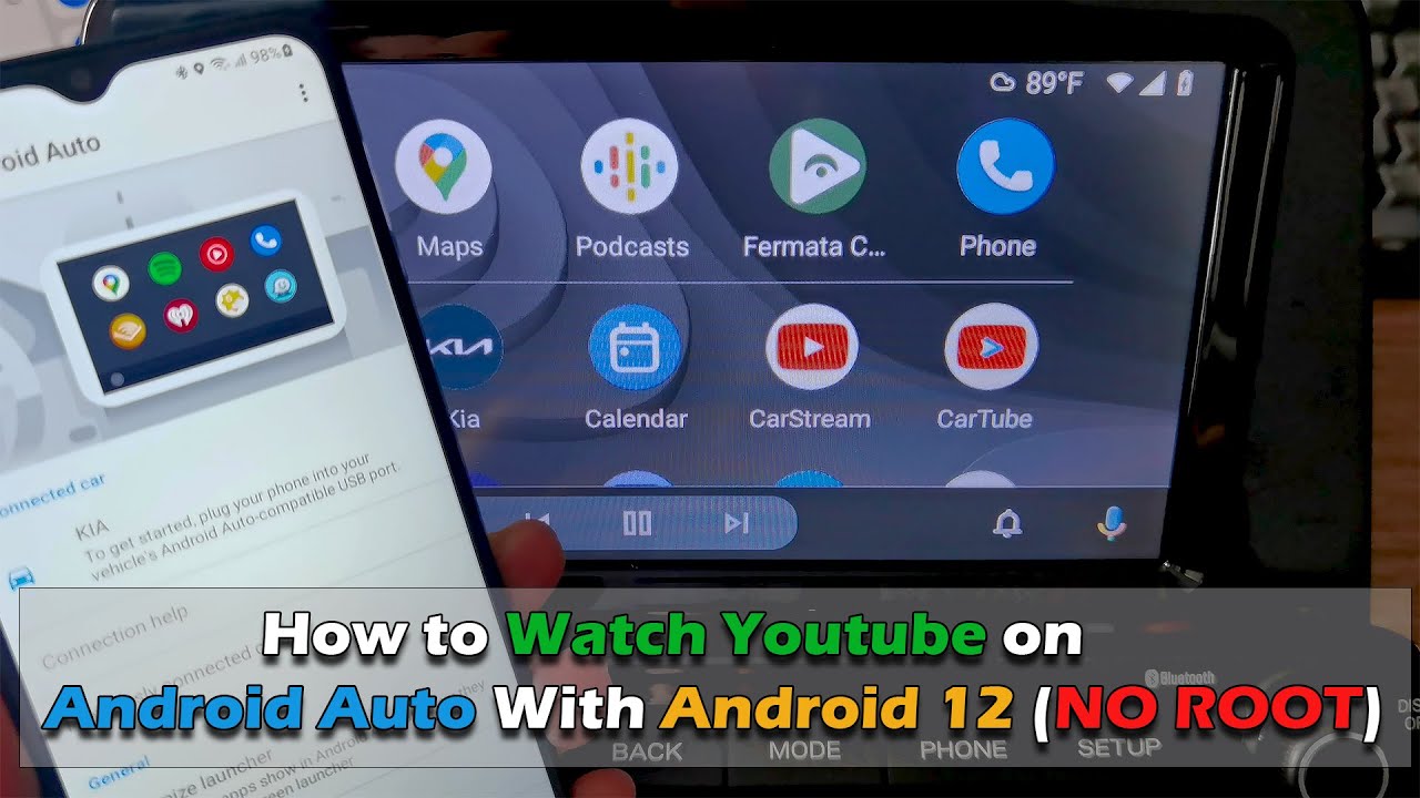 youtube for android auto