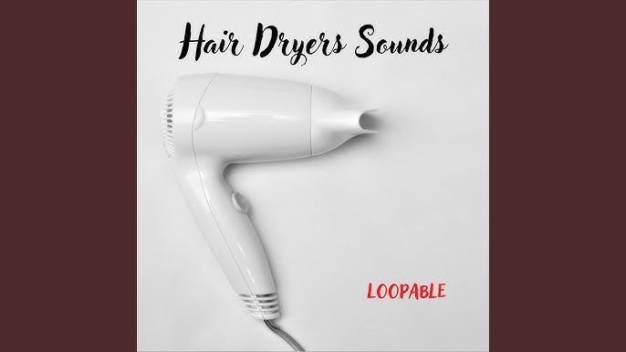 youtube hair dryer white noise