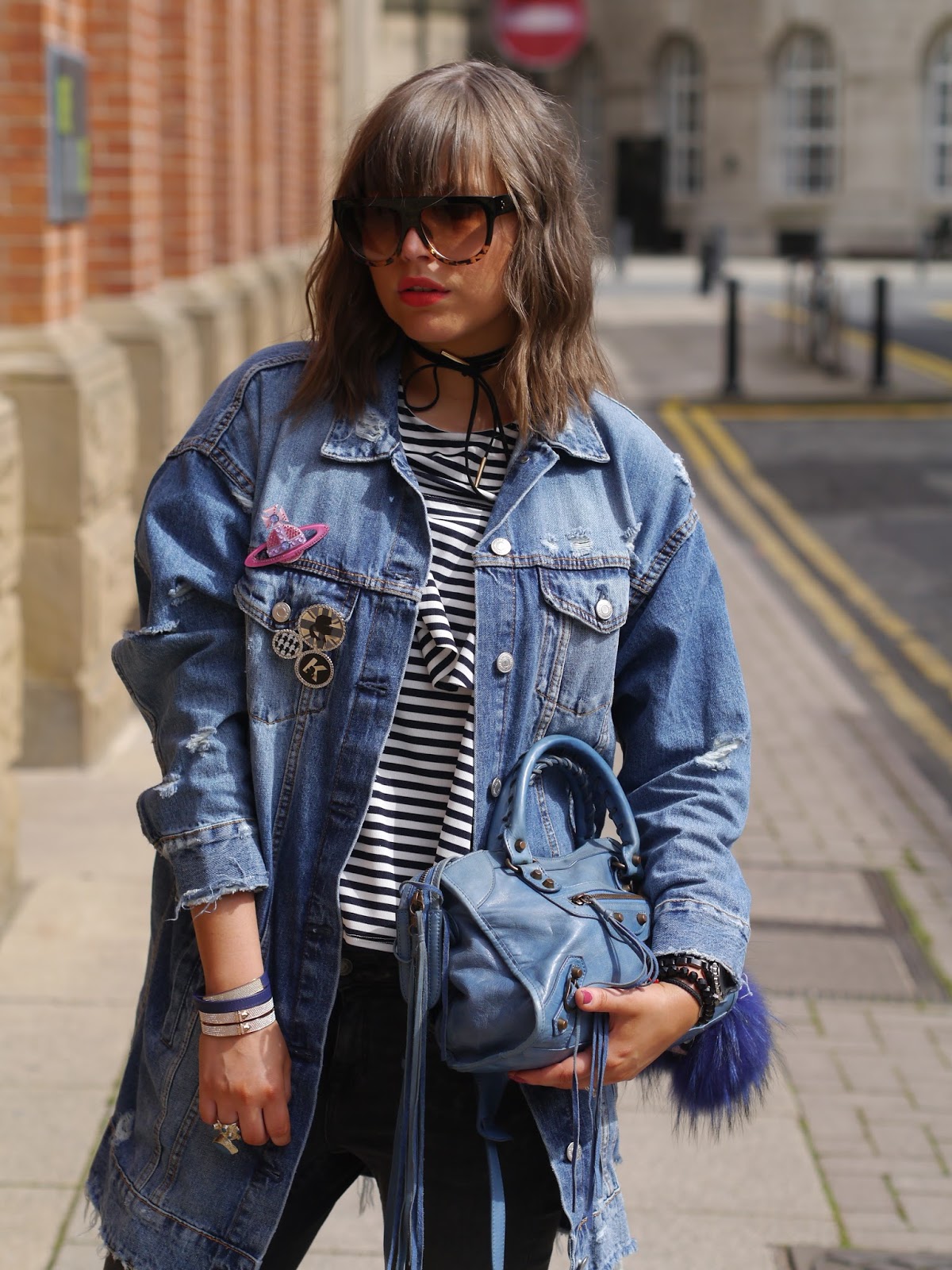 zara oversized denim jacket