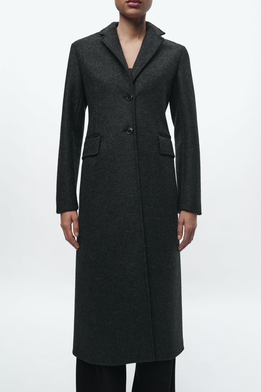 zara wool coat womens