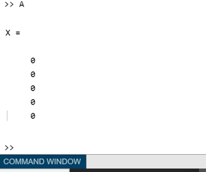 zeros matlab