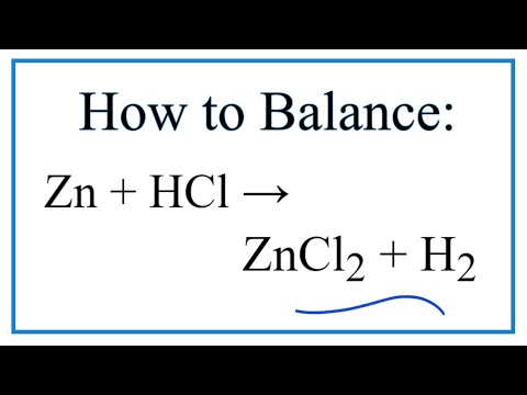 zinc plus hydrochloric acid