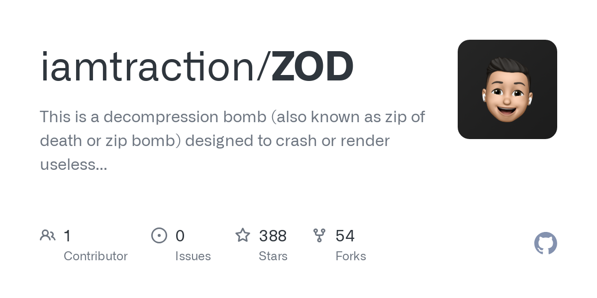 zip bomb github